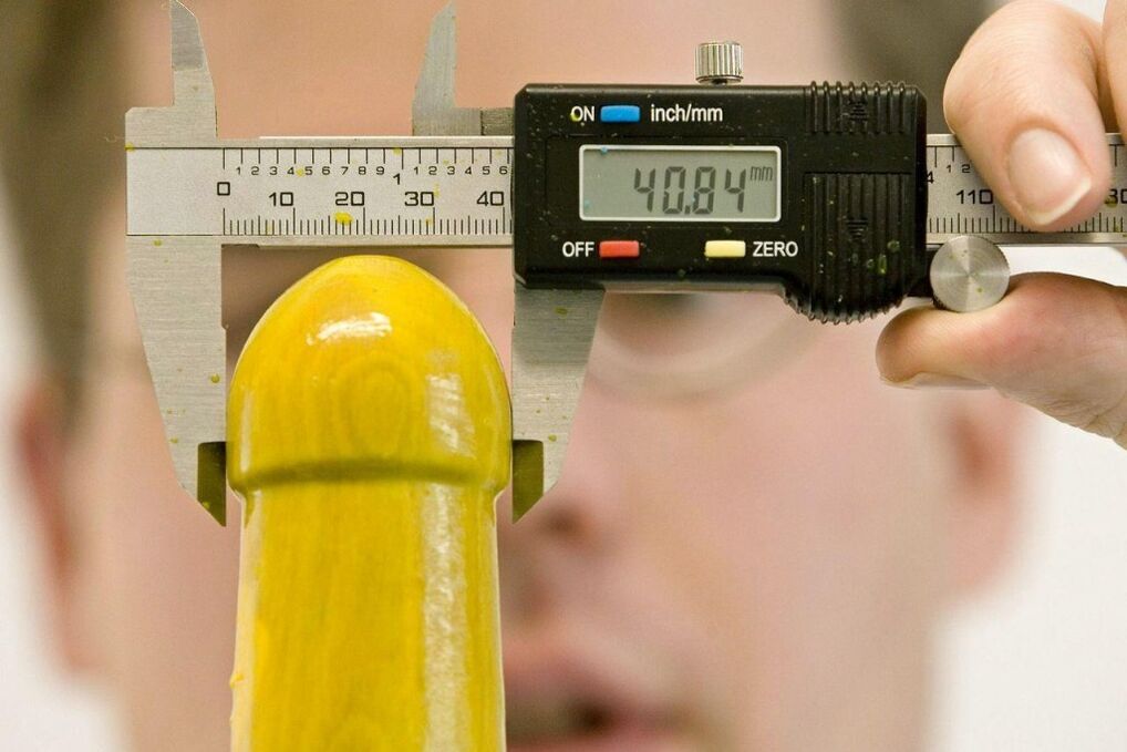 measurement of penile volume before enlargement