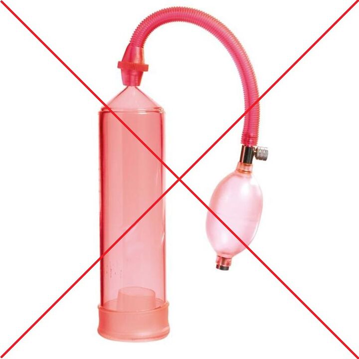 Contraindications in the use of vacuum pumps