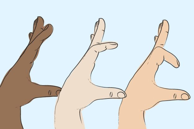 increase in the thickness of the penis in the fingers